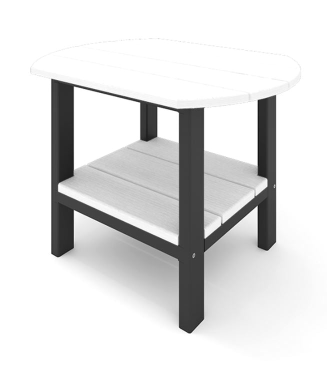 SoPoly 25" Oval Side Table