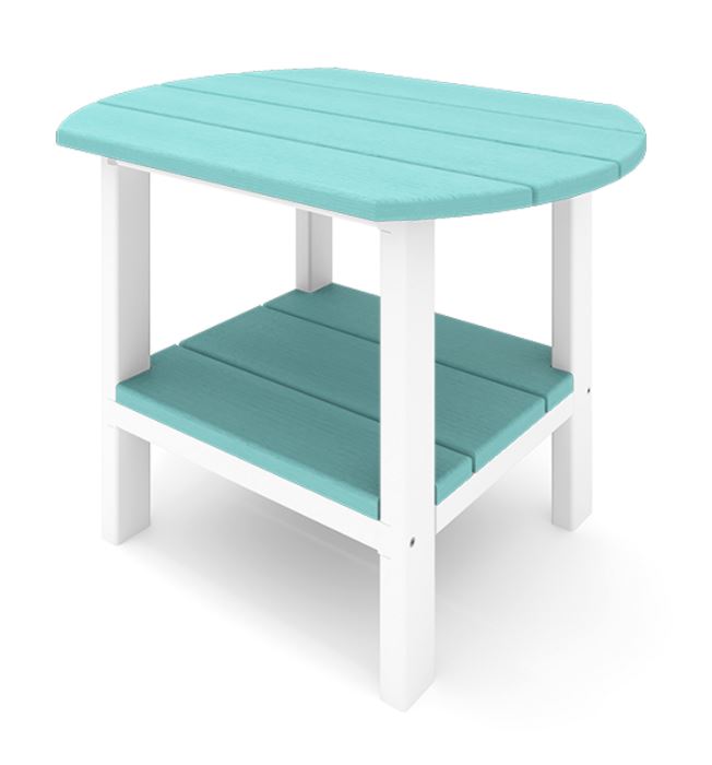 SoPoly 25" Oval Side Table