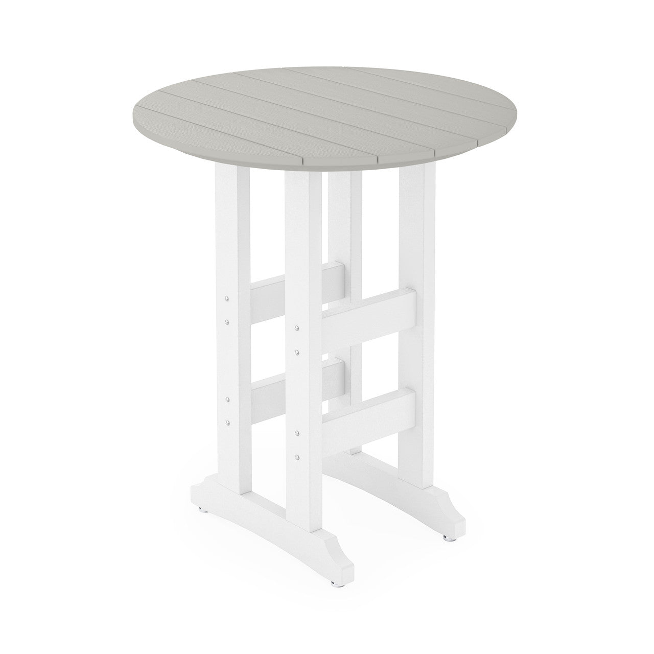 SoPoly 36" Round Bar Height Table