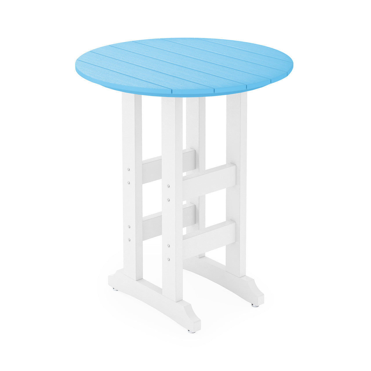 SoPoly 36" Round Bar Height Table