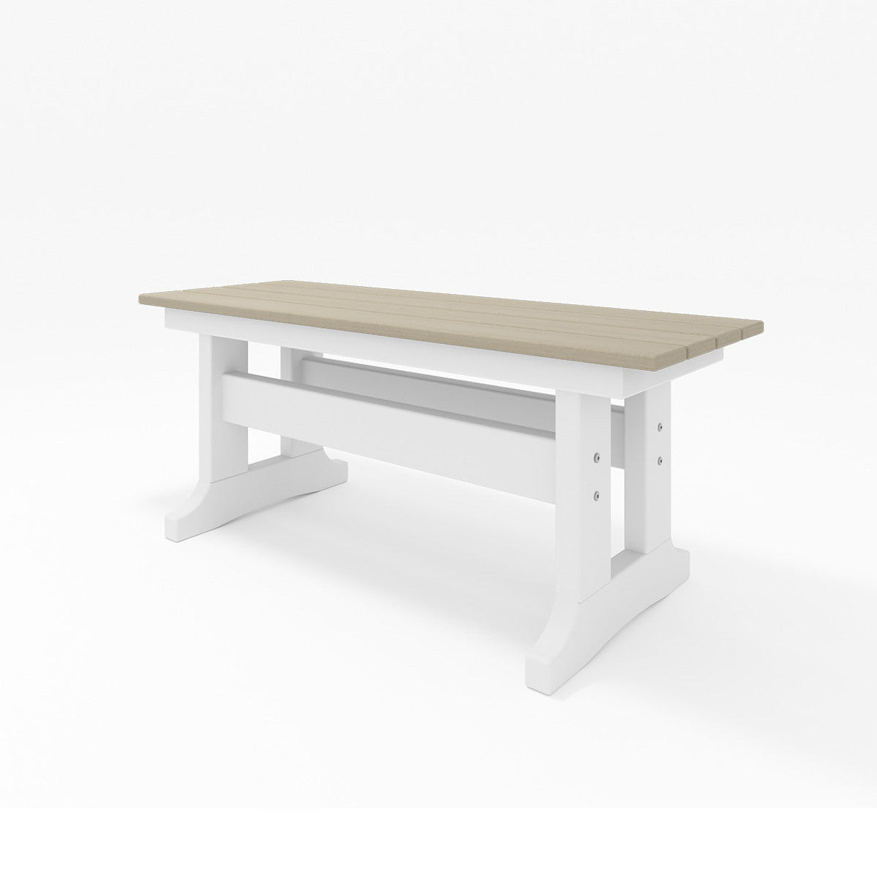 SoPoly 42" Backless Dining Bench