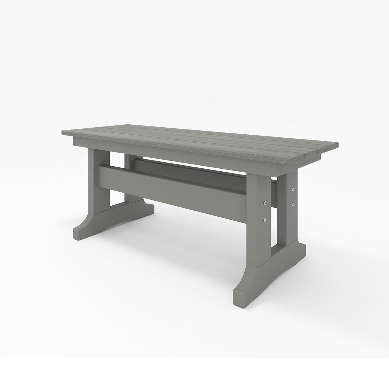 SoPoly 42" Backless Dining Bench