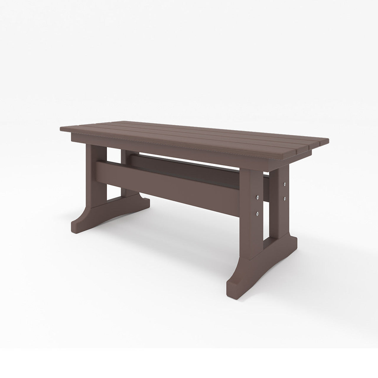 SoPoly 42" Backless Dining Bench