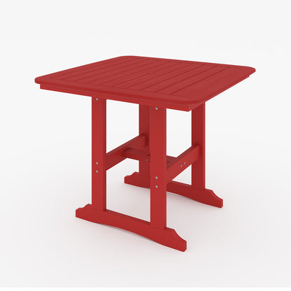 SoPoly 44" Square Counter Table