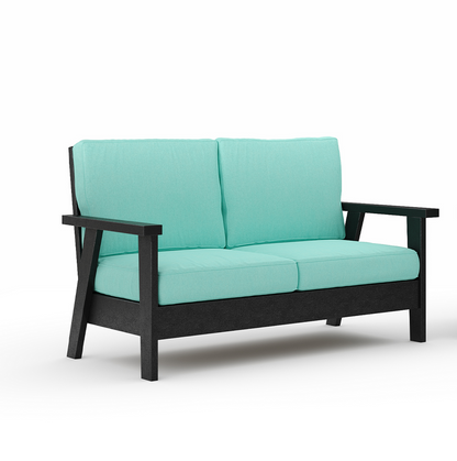 SoPoly Hartwell Deep Seating Love Seat (Cushion Price Included)