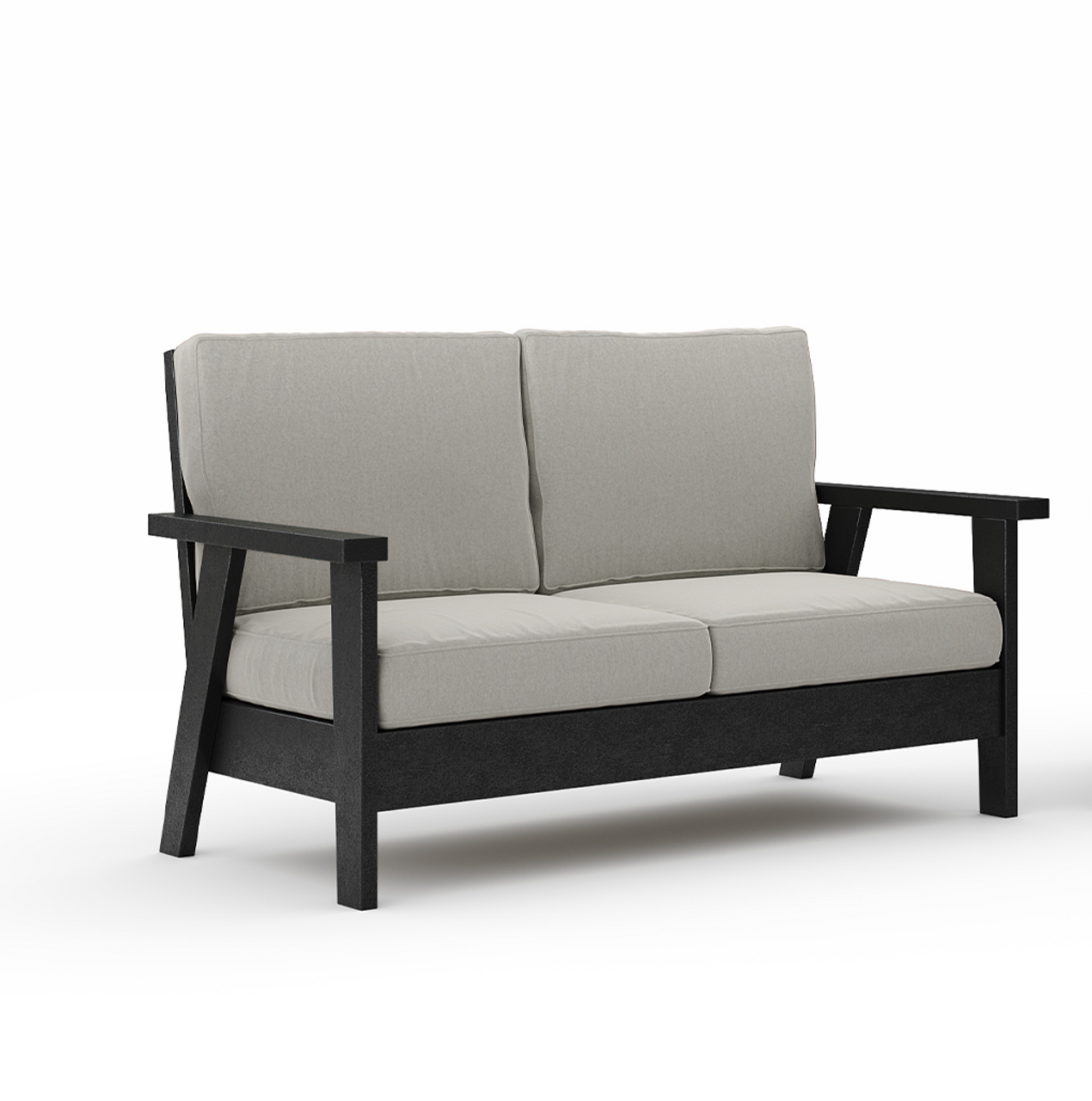 SoPoly Hartwell Deep Seating Love Seat (Cushion Price Included)