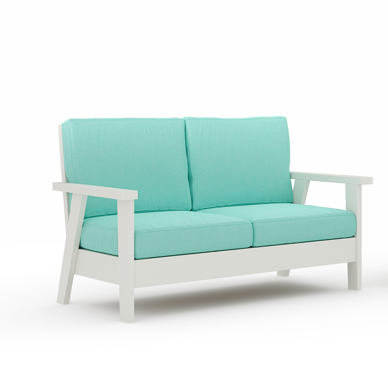 SoPoly Hartwell Deep Seating Love Seat (Cushion Price Included)