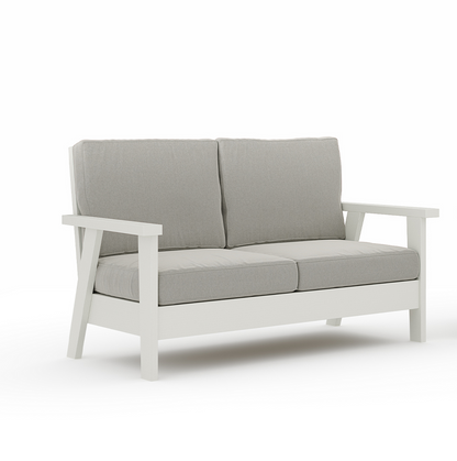 SoPoly Hartwell Deep Seating Love Seat (Cushion Price Included)