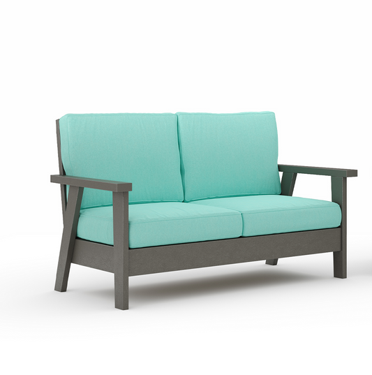 SoPoly Hartwell Deep Seating Love Seat (Cushion Price Included)