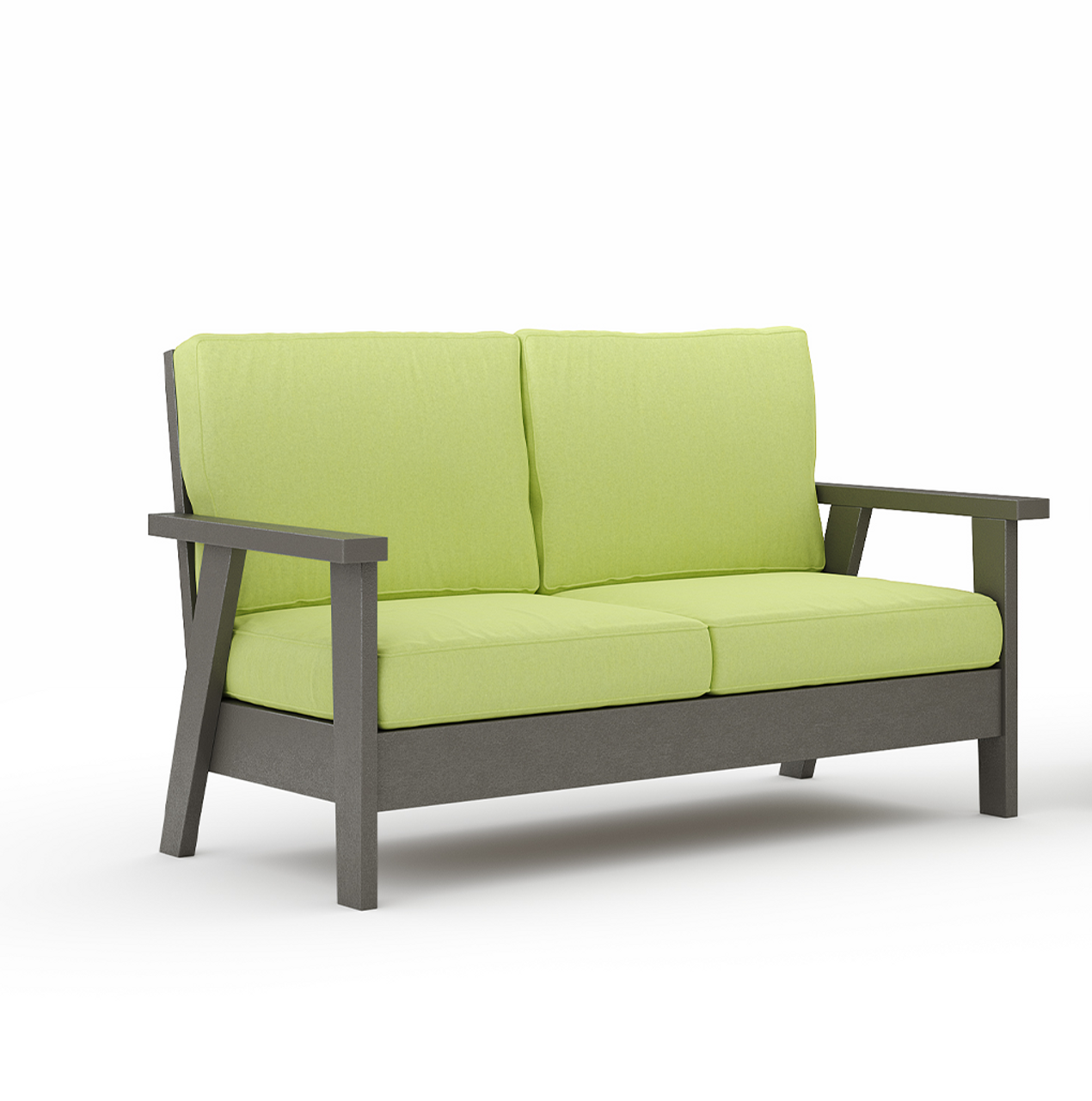 SoPoly Hartwell Deep Seating Love Seat (Cushion Price Included)