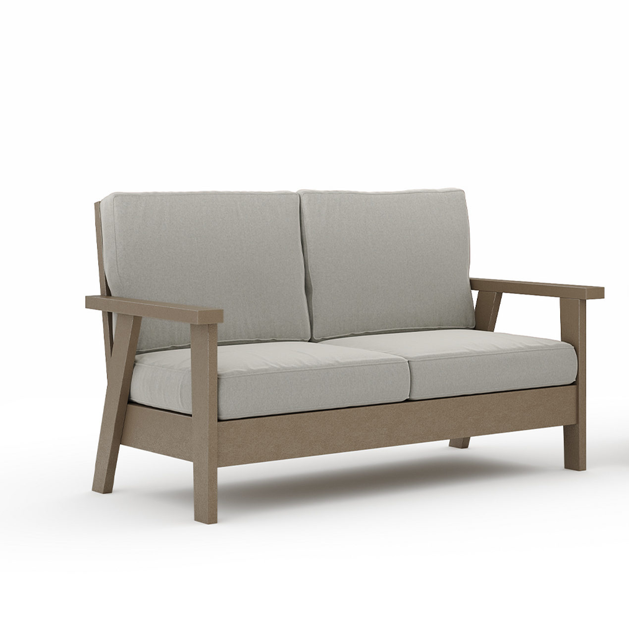 SoPoly Hartwell Deep Seating Love Seat (Cushion Price Included)