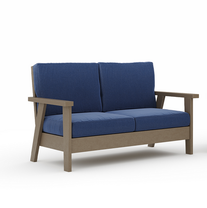 SoPoly Hartwell Deep Seating Love Seat (Cushion Price Included)