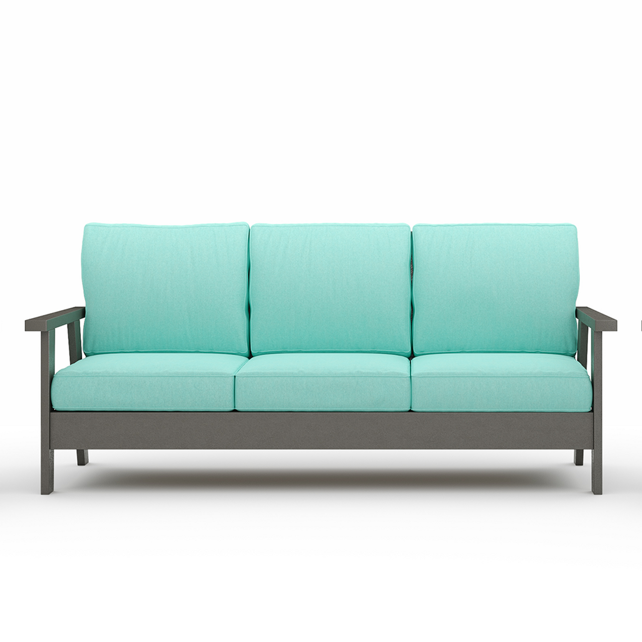 SoPoly Hartwell Deep Seating Sofa (Cushion Price Included)