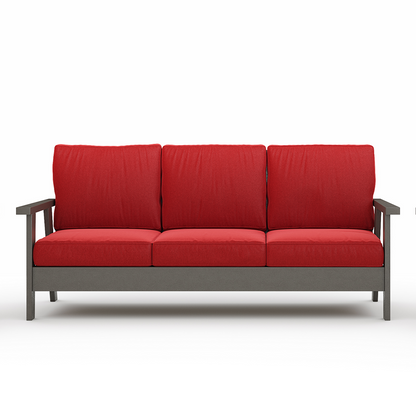 SoPoly Hartwell Deep Seating Sofa (Cushion Price Included)