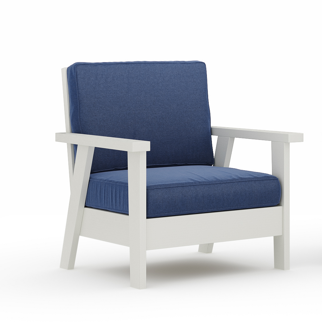 SoPoly Hartwell Deep Seating Chair  (Cushion Price Included)