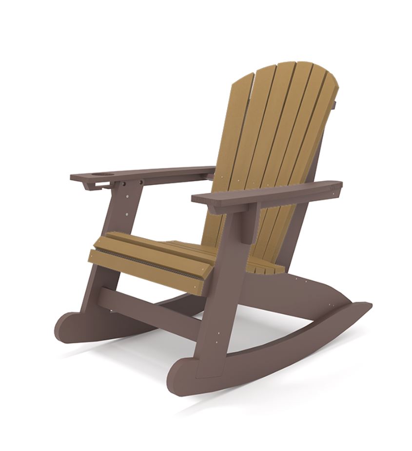 SoPoly St. Simons Adirondack Rocker