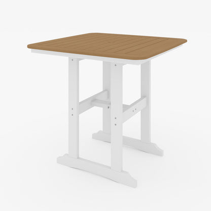 SoPoly 44" Square Bar Table