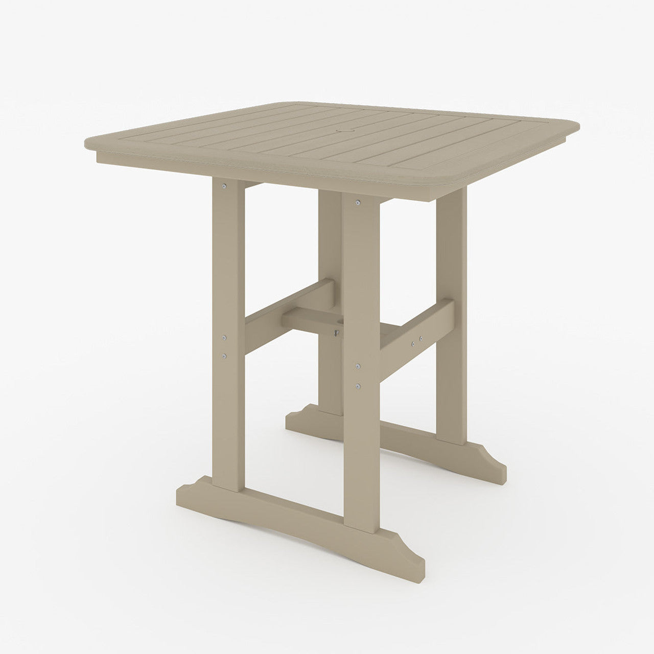 SoPoly 44" Square Bar Table