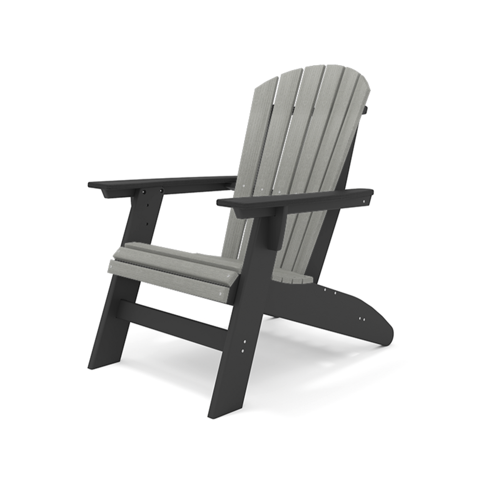 SoPoly St. Simons Curved Back Adirondack Chair