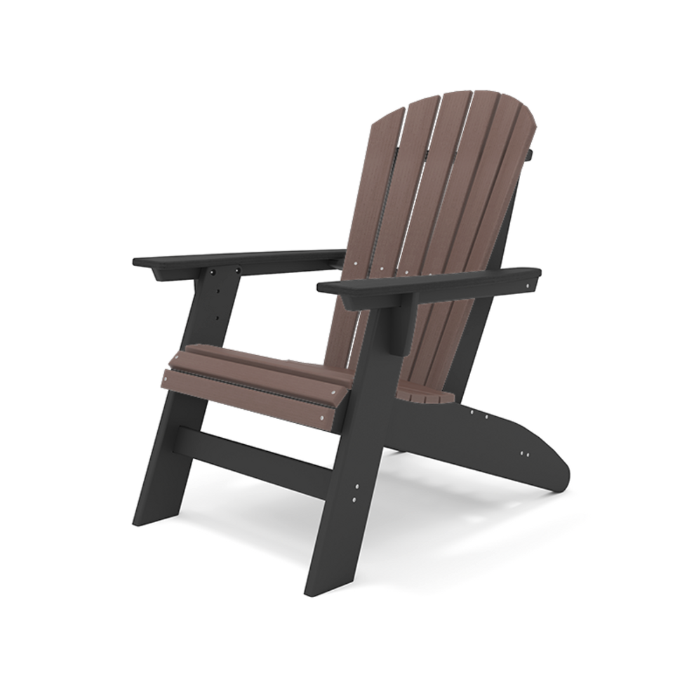 SoPoly St. Simons Curved Back Adirondack Chair