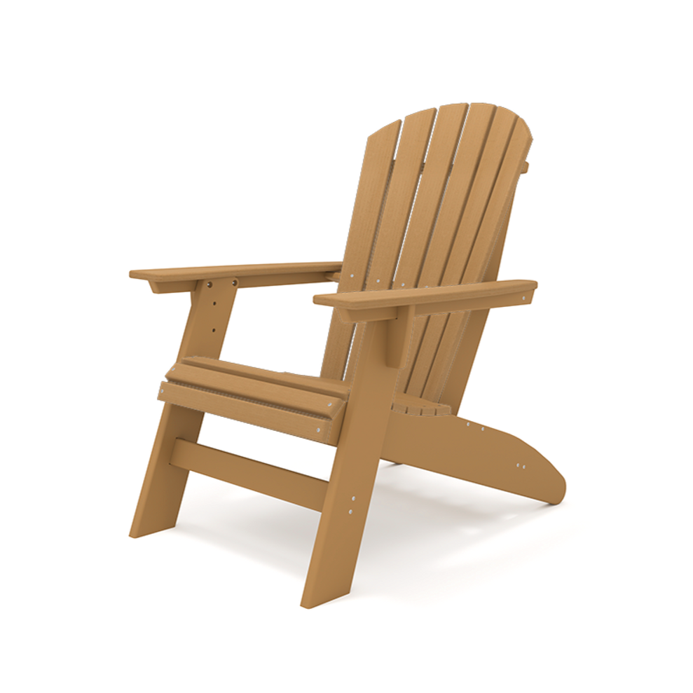 SoPoly St. Simons Curved Back Adirondack Chair