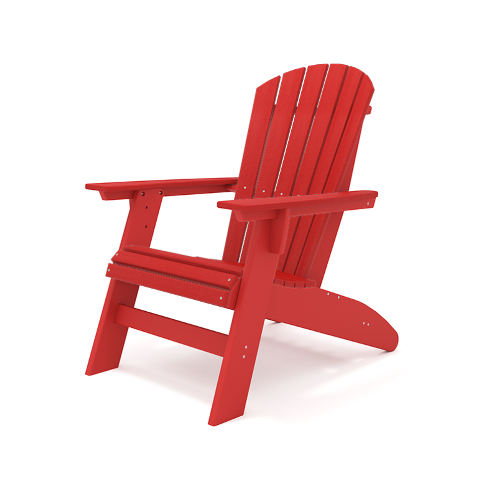 SoPoly St. Simons Curved Back Adirondack Chair