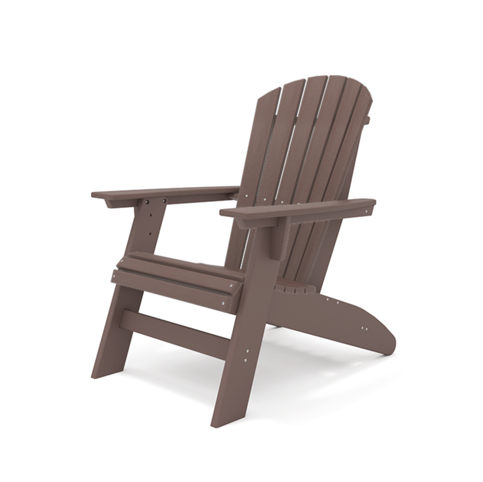 SoPoly St. Simons Curved Back Adirondack Chair