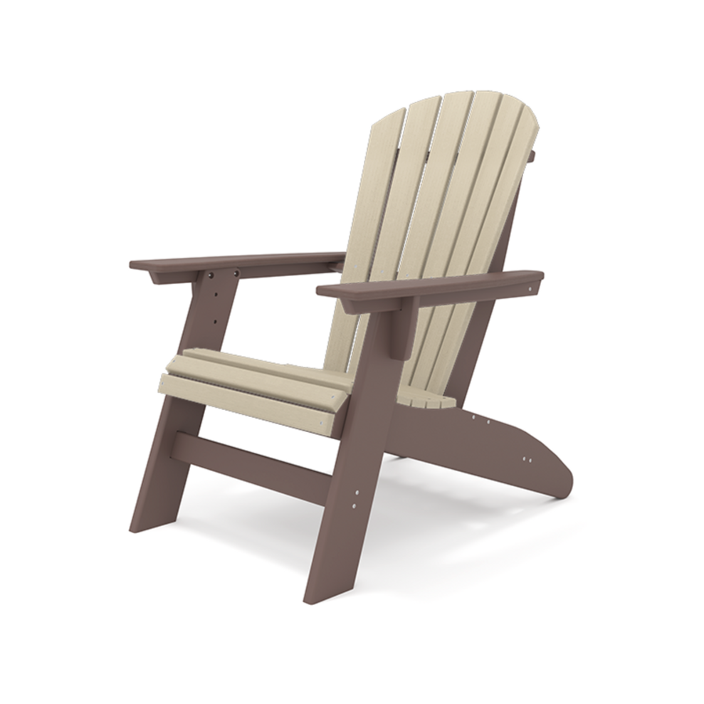 SoPoly St. Simons Curved Back Adirondack Chair