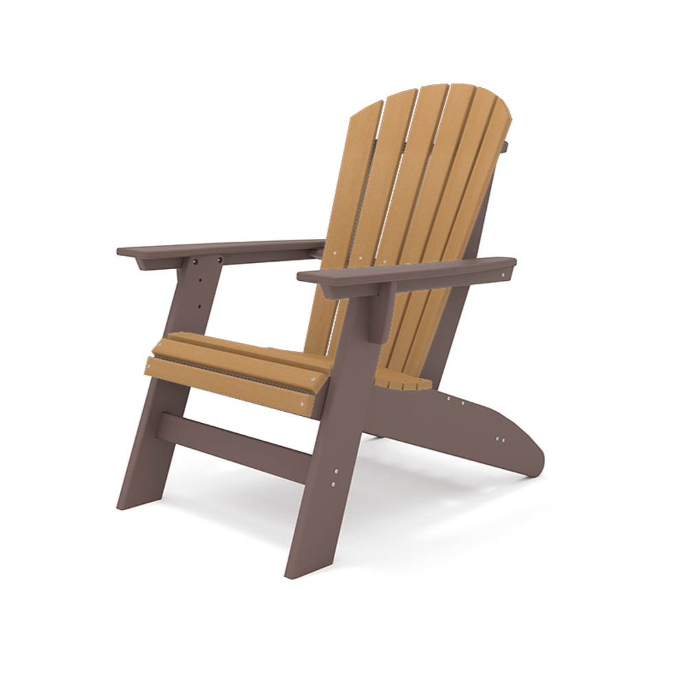 SoPoly St. Simons Curved Back Adirondack Chair