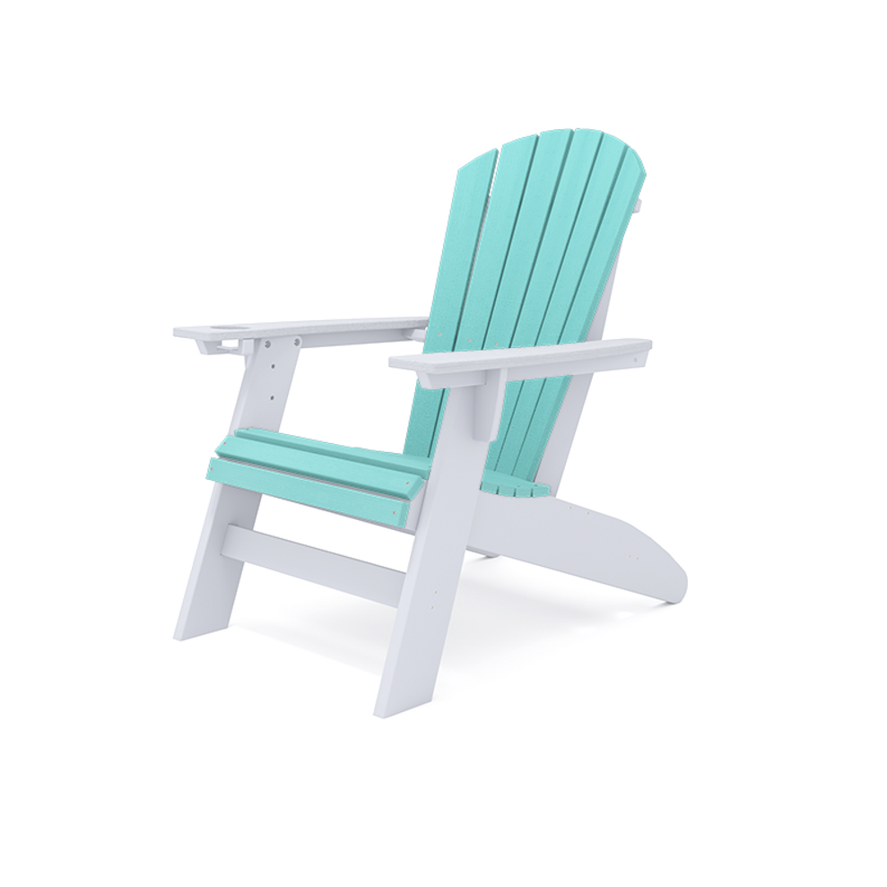 SoPoly St. Simons Curved Back Adirondack Chair