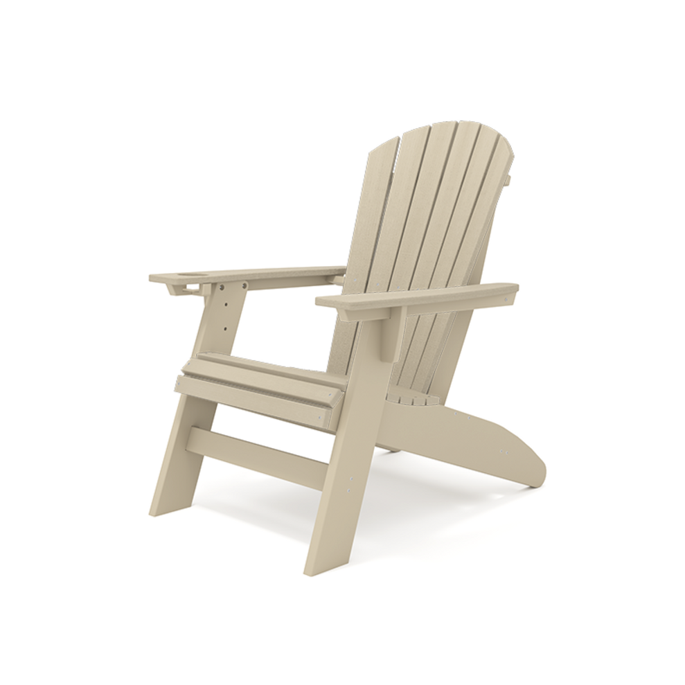 SoPoly St. Simons Curved Back Adirondack Chair