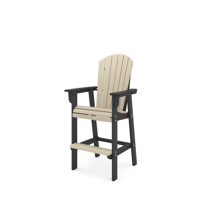 SoPoly St. Simons Fan Back Bar Chair