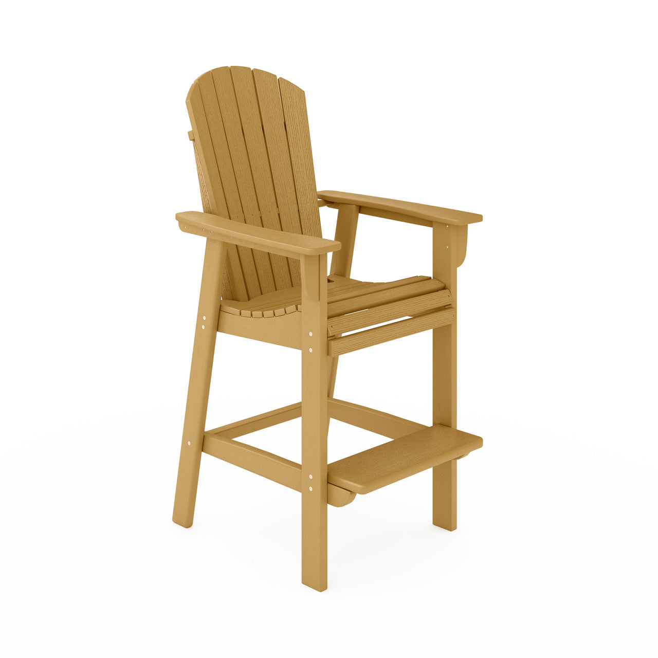 SoPoly St. Simons Fan Back Bar Chair (Premium)