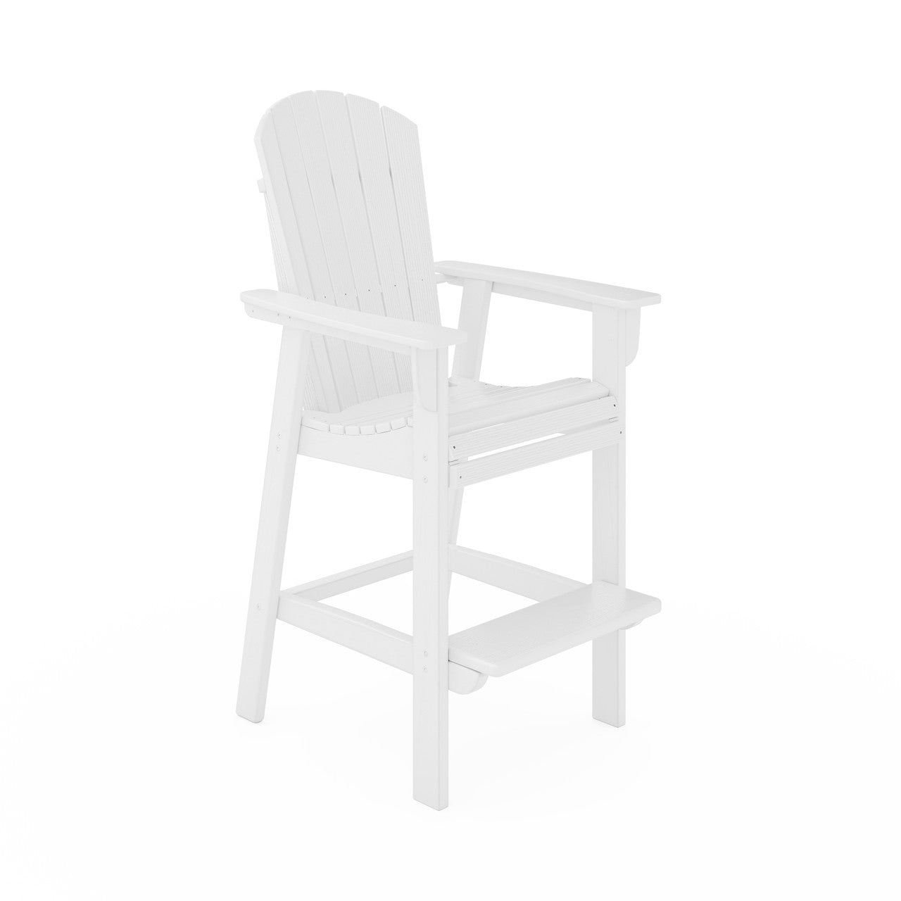 SoPoly St. Simons Fan Back Bar Chair (Premium)