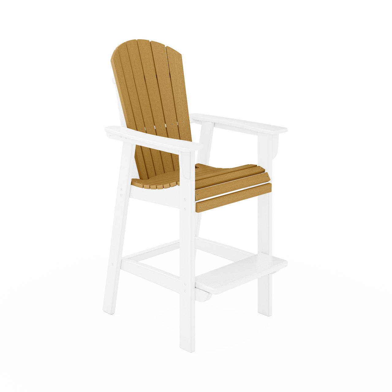 SoPoly St. Simons Fan Back Bar Chair (Premium)