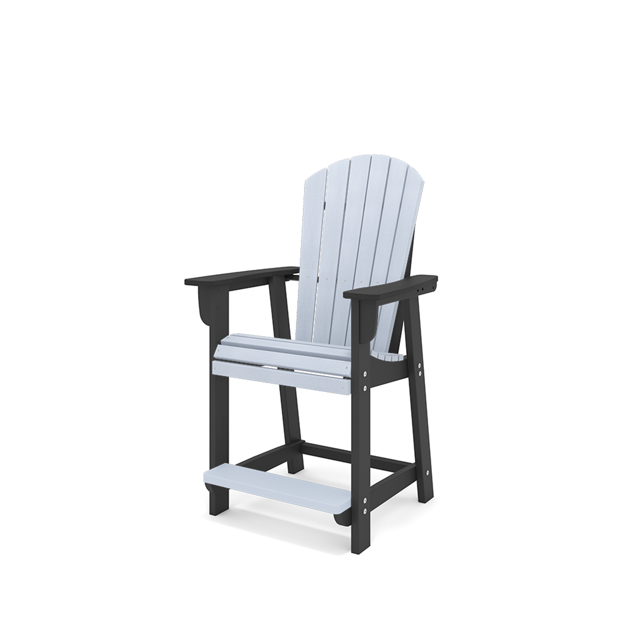 SoPoly St. Simons Fan Back Counter Chair