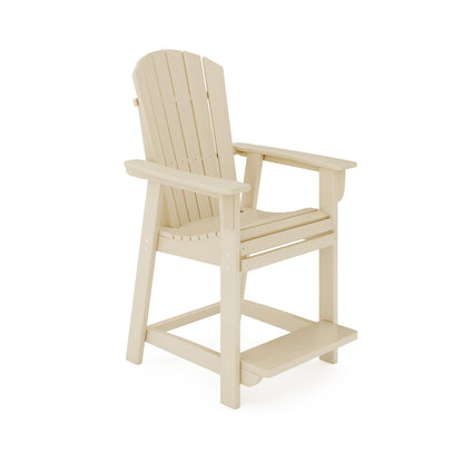 SoPoly St. Simons Fan Back Counter Chair (Premium)