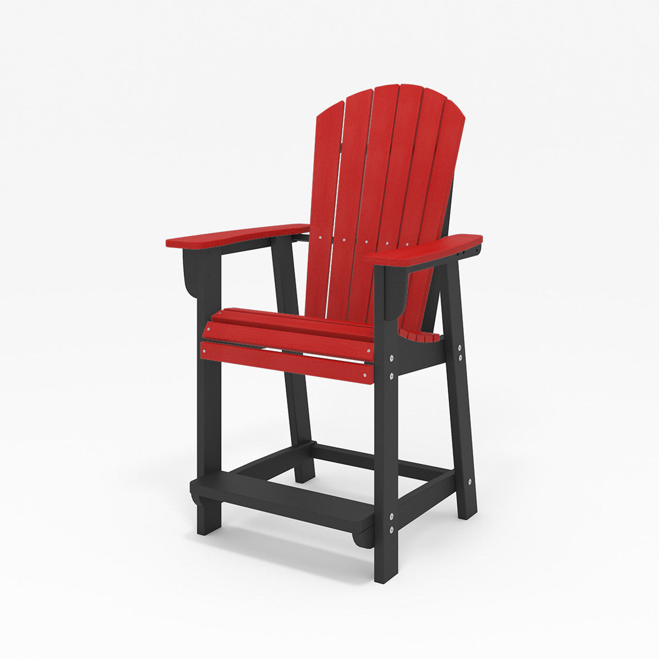 SoPoly St. Simons Fan Back Counter Chair