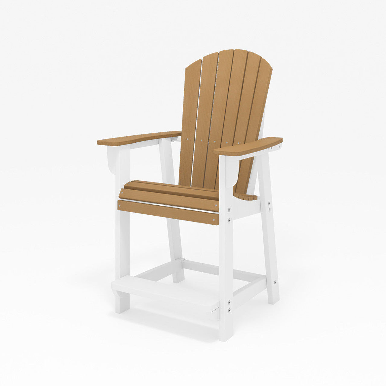 SoPoly St. Simons Fan Back Counter Chair