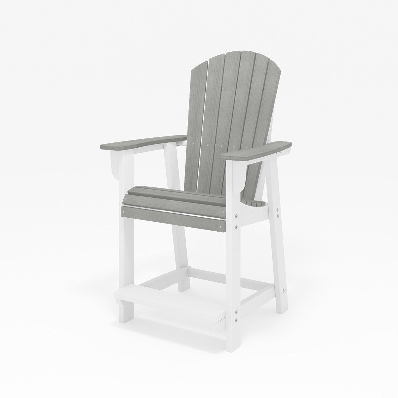 SoPoly St. Simons Fan Back Counter Chair