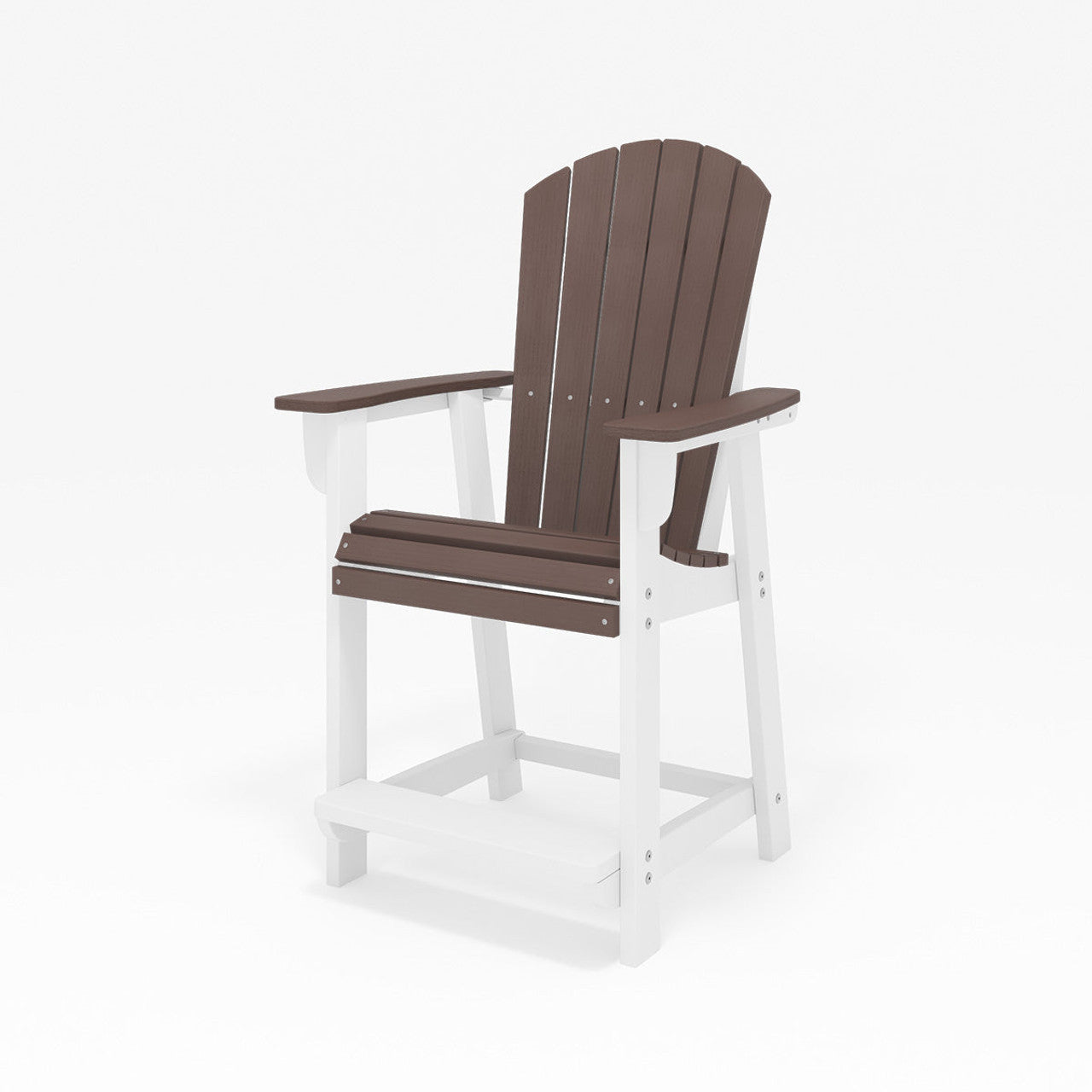 SoPoly St. Simons Fan Back Counter Chair