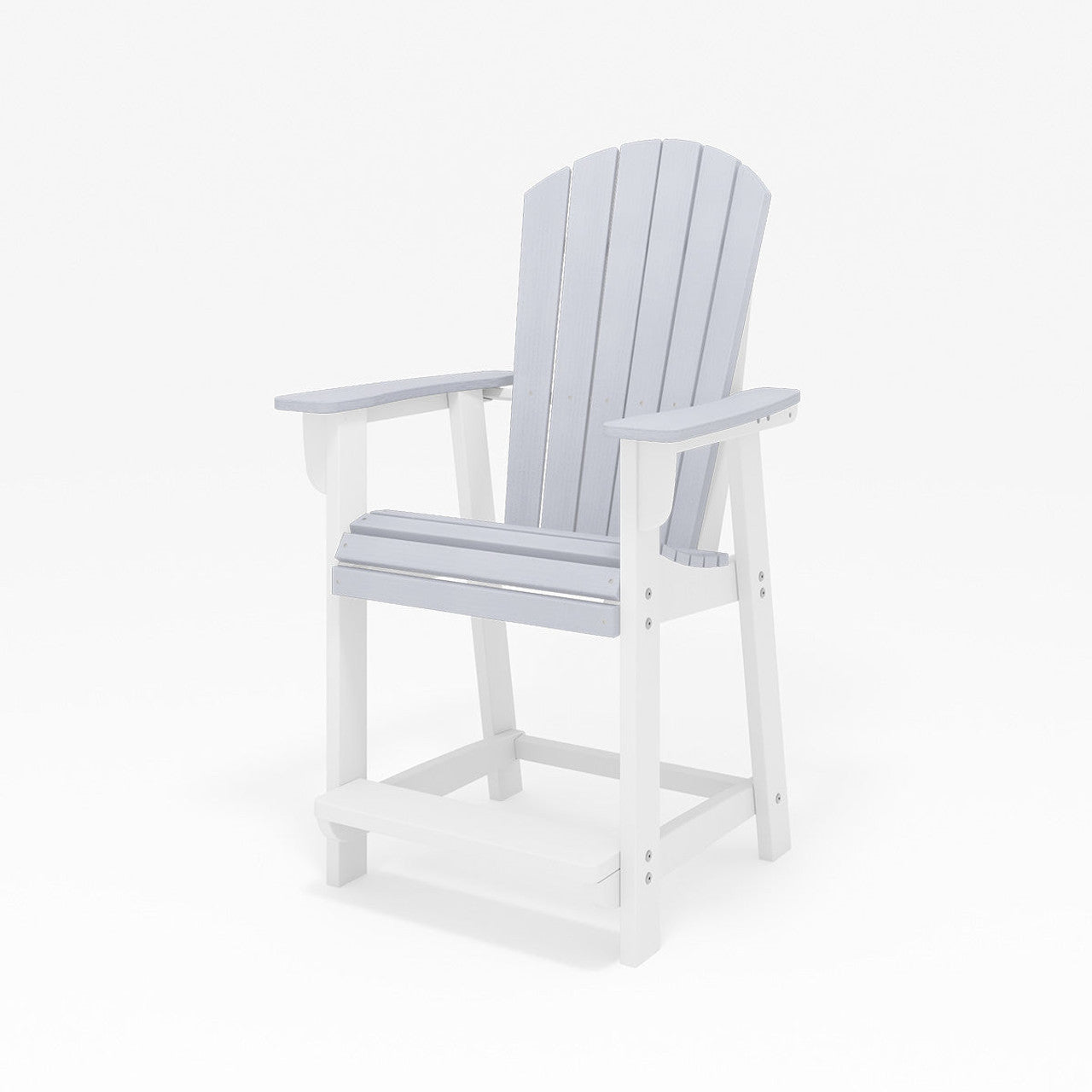 SoPoly St. Simons Fan Back Counter Chair