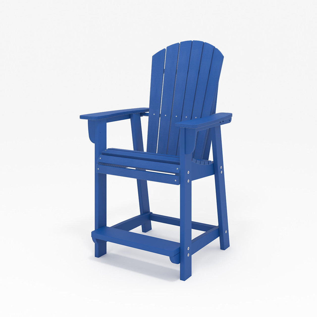 SoPoly St. Simons Fan Back Counter Chair