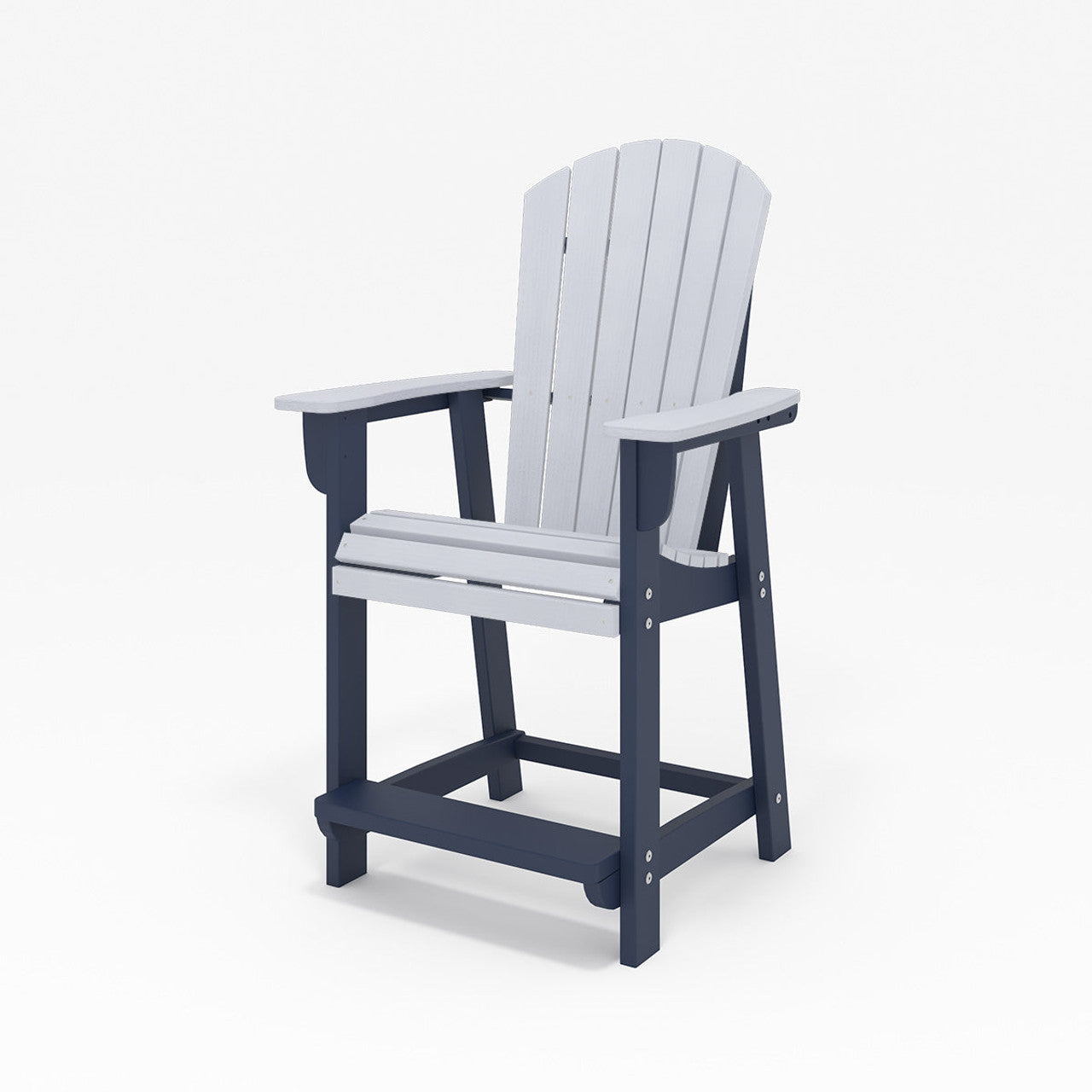 SoPoly St. Simons Fan Back Counter Chair